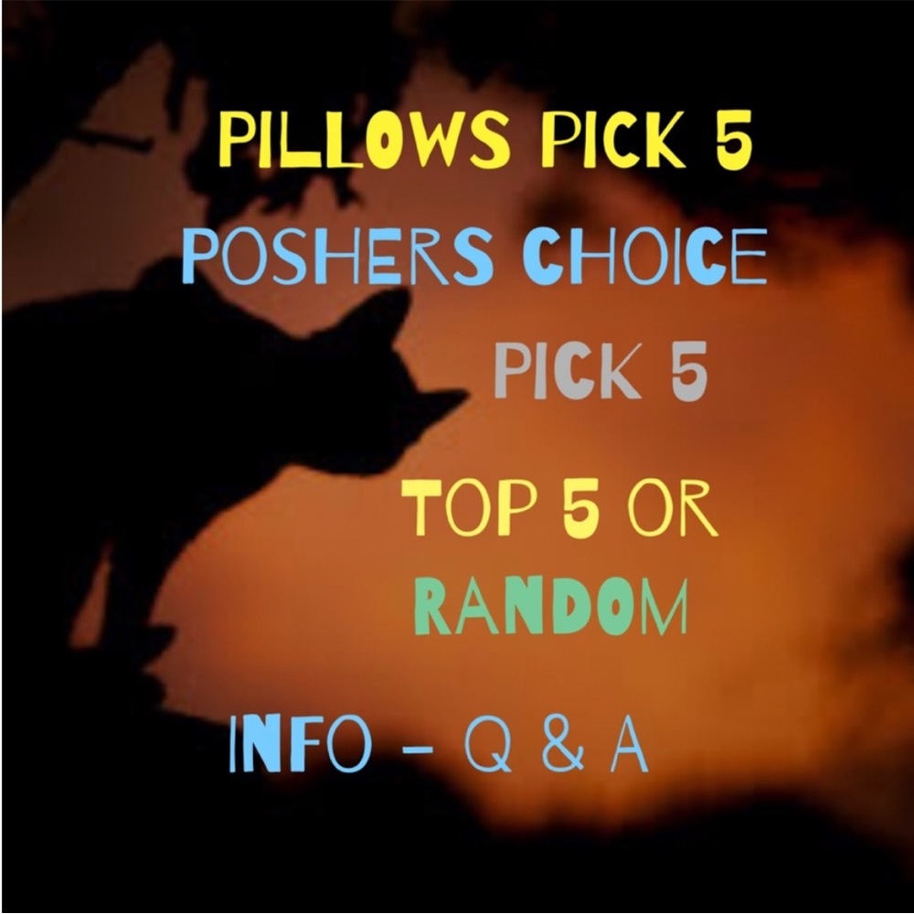New Q & A listing Pillows pick 5